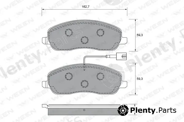 Ween 151-1994 — Brake Pad Set, disc brake