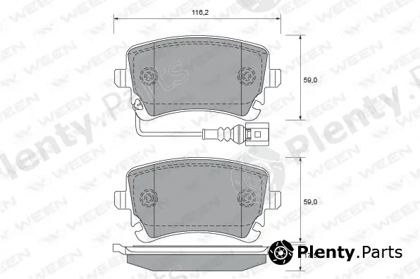 Ween 151-1946 — Brake Pad Set, disc brake