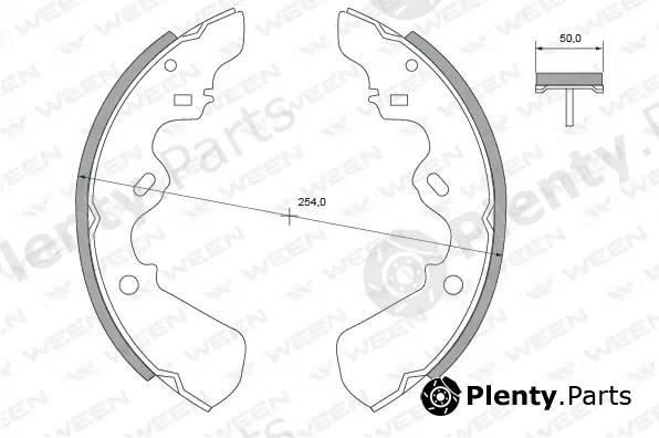 Ween 152-2201 — Brake Shoe Set