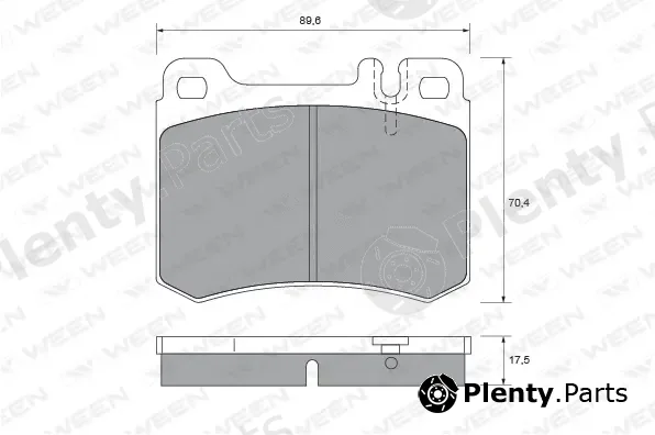 Ween 151-1514 — Brake Pad Set, disc brake