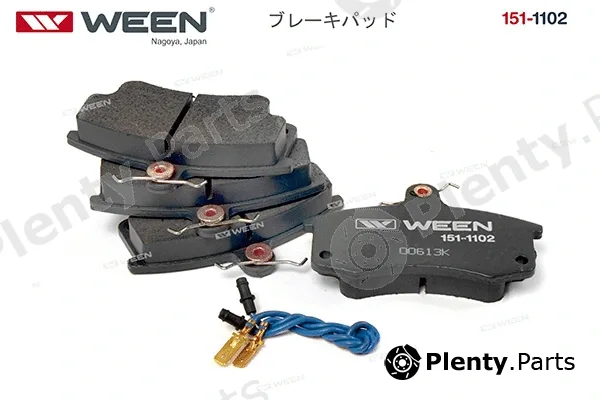 Ween 151-1102 — Brake Pad Set, disc brake