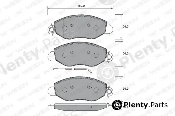 Ween 151-2316 — Brake Pad Set, disc brake