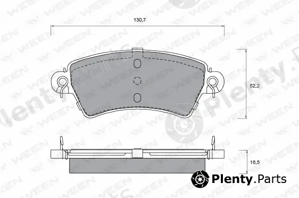 Ween 151-1321 — Brake Pad Set, disc brake