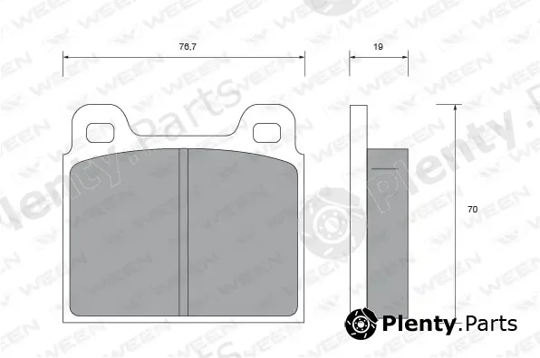 Ween 151-2471 — Brake Pad Set, disc brake