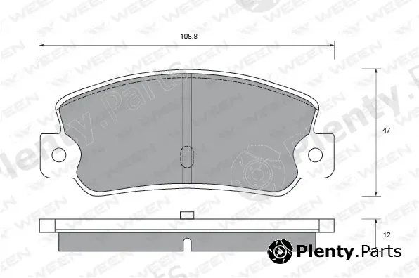 Ween 151-2376 — Brake Pad Set, disc brake