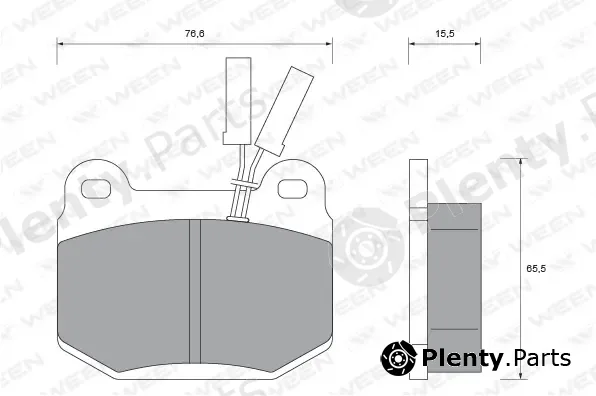 Ween 151-2361 — Brake Pad Set, disc brake