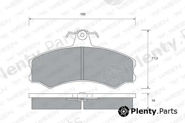 Ween 151-1463 — Brake Pad Set, disc brake