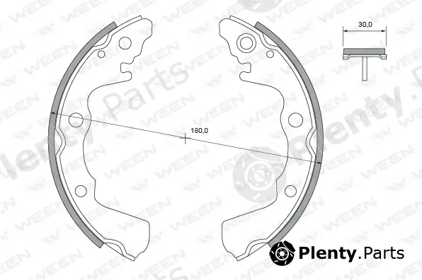 Ween 152-2359 — Brake Shoe Set
