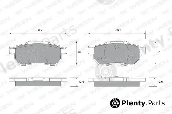 Ween 151-2133 — Brake Pad Set, disc brake