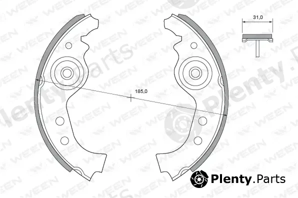 Ween 152-2271 — Brake Shoe Set