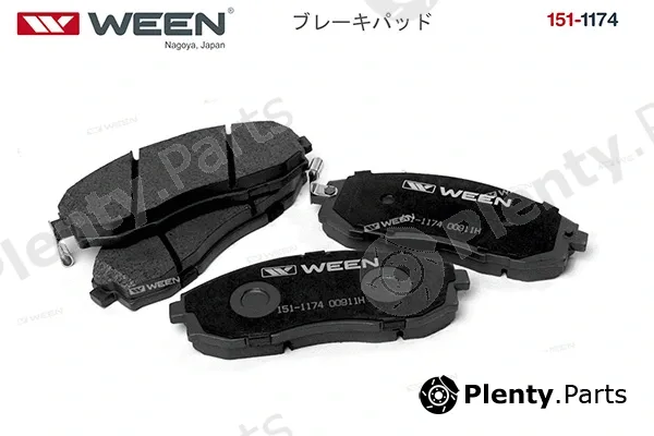 Ween 151-1174 — Brake Pad Set, disc brake