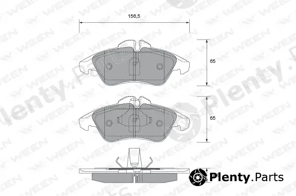 Ween 151-1723 — Brake Pad Set, disc brake