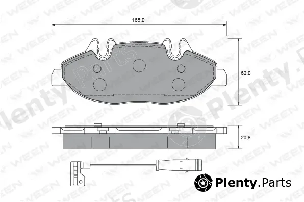Ween 151-1976 — Brake Pad Set, disc brake