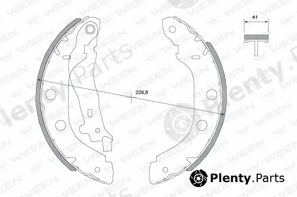 Ween 152-2050 — Brake Shoe Set