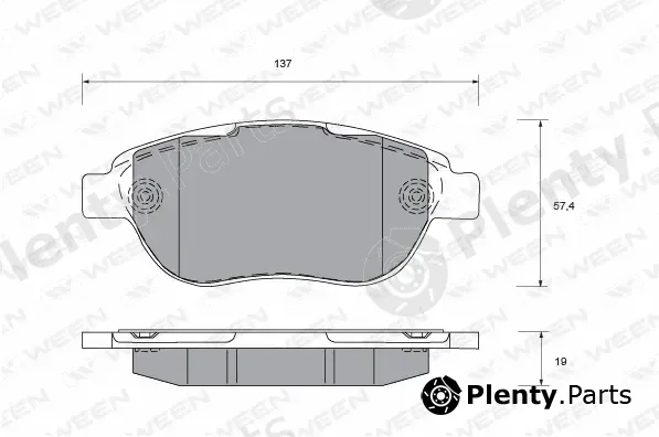 Ween 151-1330 — Brake Pad Set, disc brake