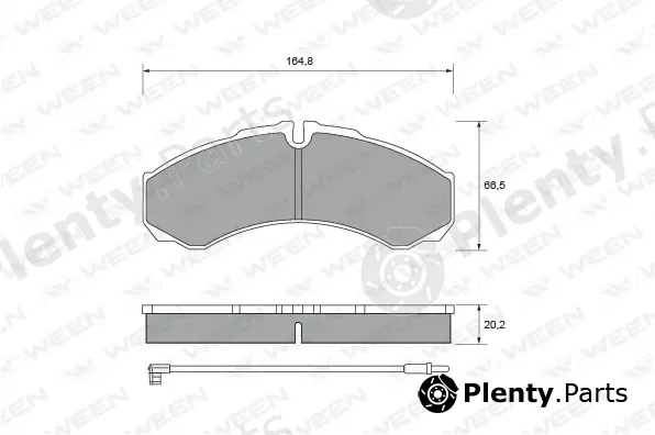 Ween 151-1983 — Brake Pad Set, disc brake