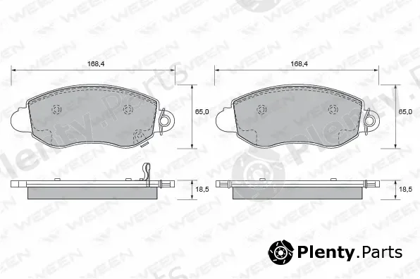 Ween 151-1856 — Brake Pad Set, disc brake