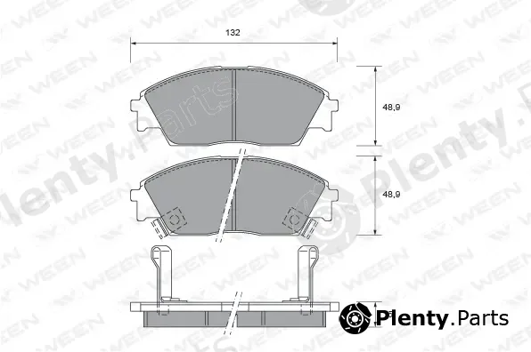 Ween 151-1425 — Brake Pad Set, disc brake