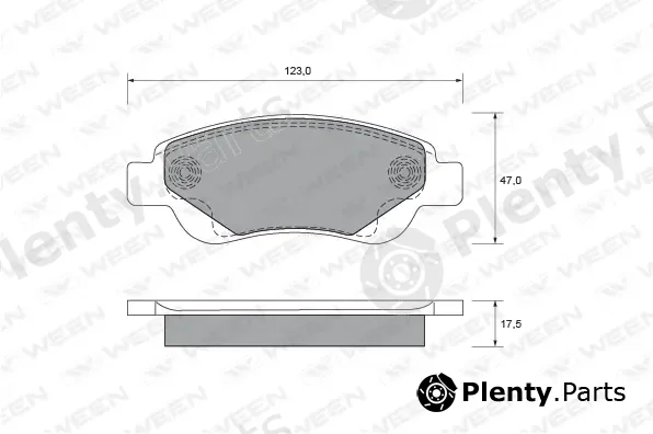 Ween 151-2001 — Brake Pad Set, disc brake