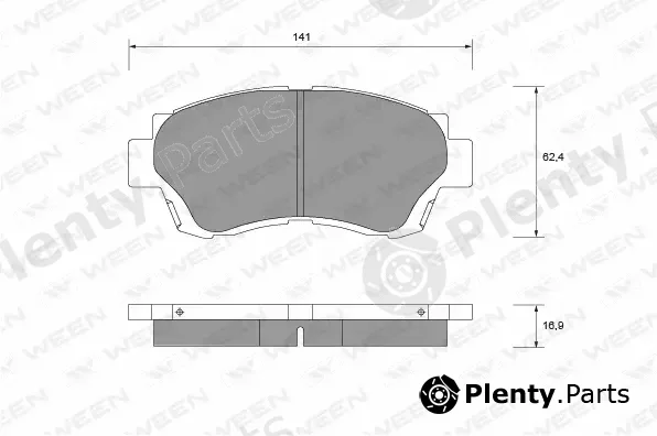 Ween 151-1359 — Brake Pad Set, disc brake