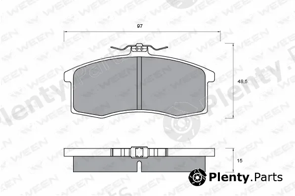 Ween 151-2609 — Brake Pad Set, disc brake