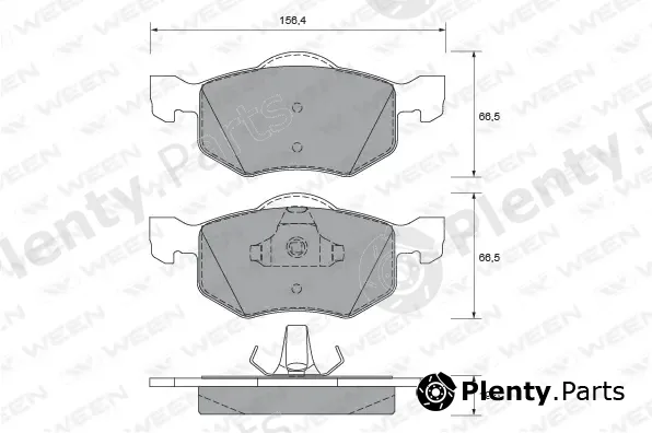 Ween 151-1910 — Brake Pad Set, disc brake