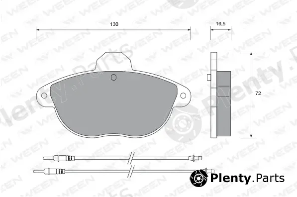 Ween 151-1778 — Brake Pad Set, disc brake