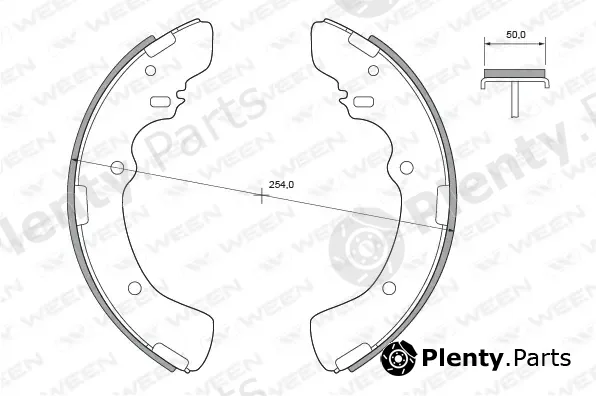 Ween 152-2364 — Brake Shoe Set