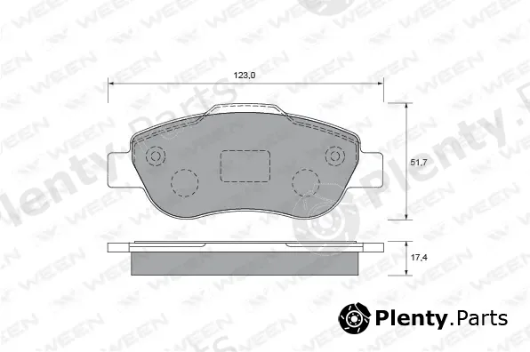 Ween 151-1967 — Brake Pad Set, disc brake