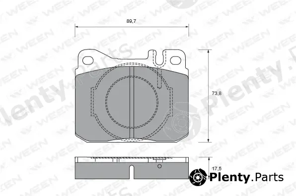 Ween 151-2074 — Brake Pad Set, disc brake