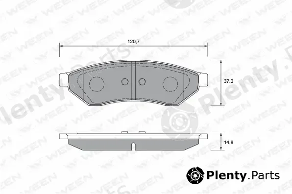 Ween 151-2311 — Brake Pad Set, disc brake