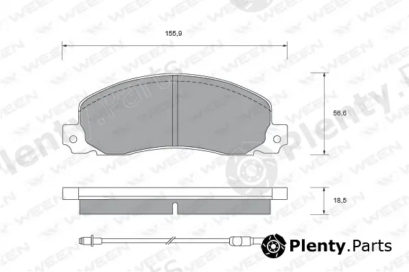 Ween 151-2364 — Brake Pad Set, disc brake