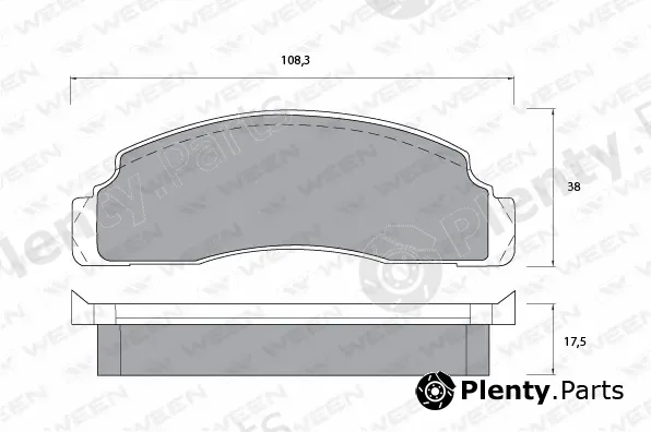 Ween 151-1094 — Brake Pad Set, disc brake