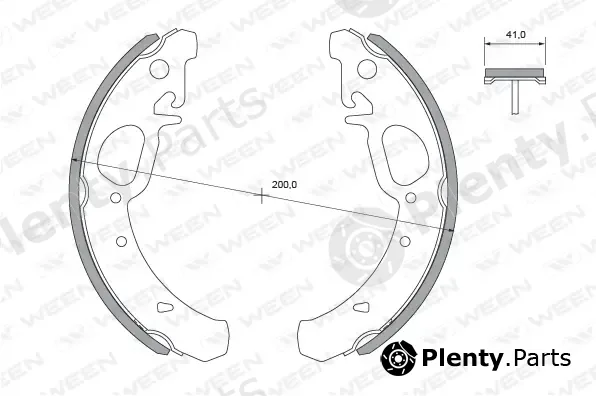 Ween 152-2470 — Brake Shoe Set