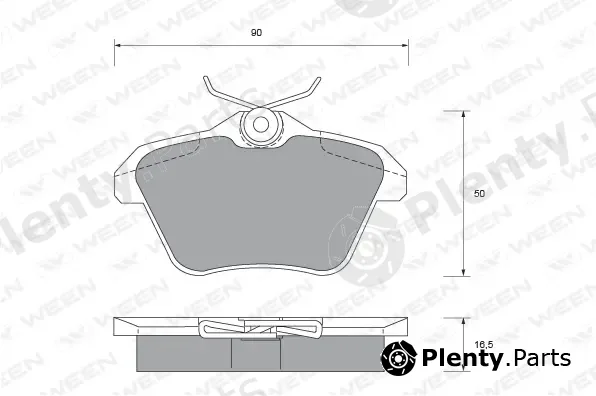 Ween 151-1671 — Brake Pad Set, disc brake