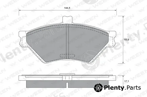 Ween 151-1753 — Brake Pad Set, disc brake