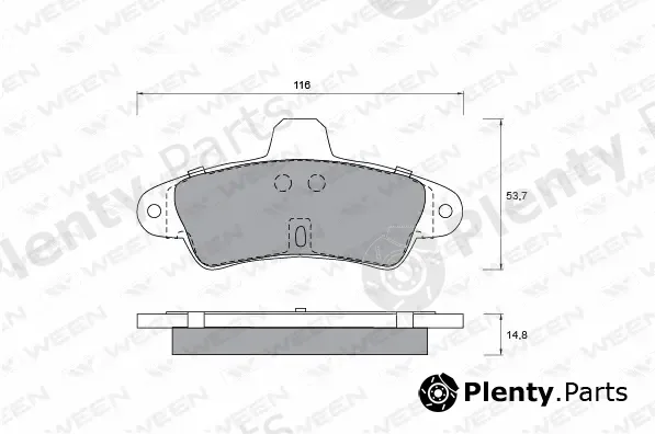 Ween 151-1213 — Brake Pad Set, disc brake