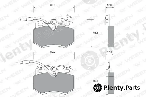 Ween 151-1437 — Brake Pad Set, disc brake