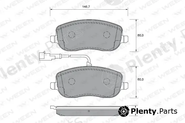 Ween 151-2002 — Brake Pad Set, disc brake