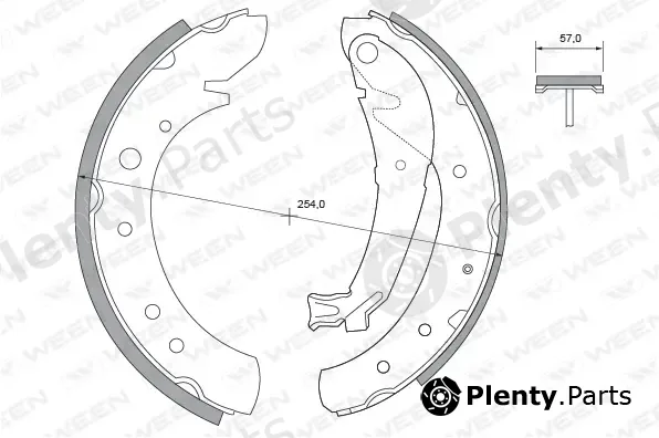 Ween 152-2373 — Brake Shoe Set