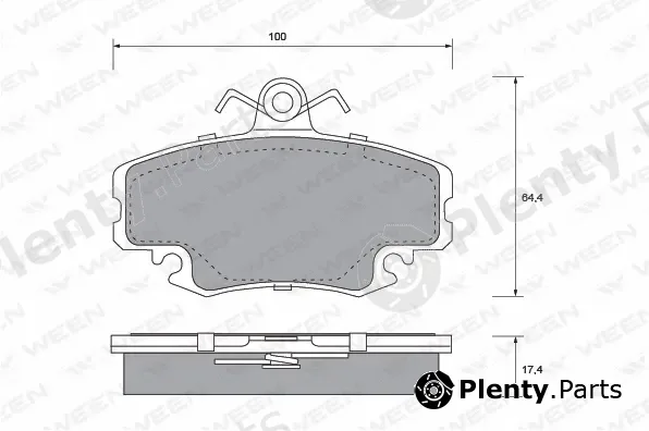 Ween 151-1115 — Brake Pad Set, disc brake