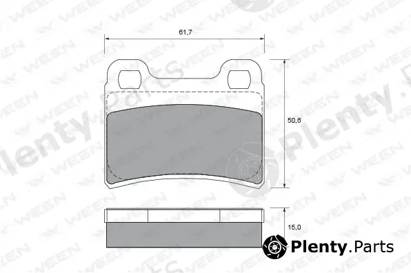 Ween 151-2005 — Brake Pad Set, disc brake