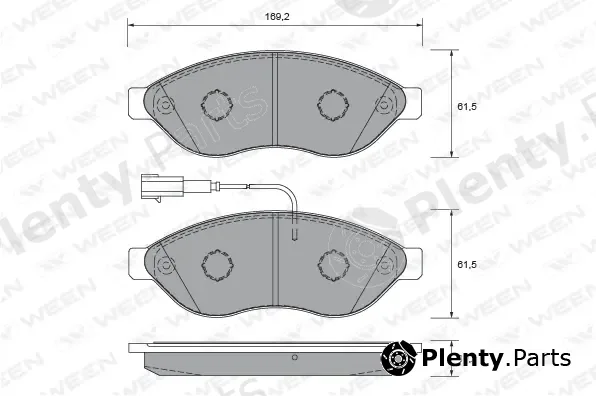 Ween 151-2624 — Brake Pad Set, disc brake