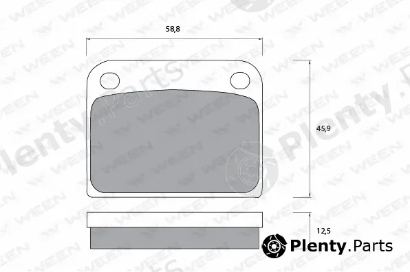 Ween 151-1092 — Brake Pad Set, disc brake