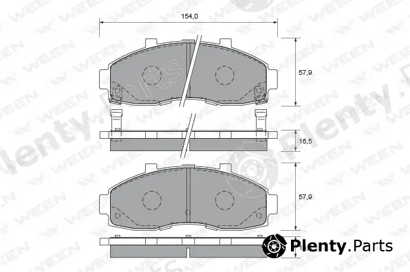 Ween 151-2240 — Brake Pad Set, disc brake