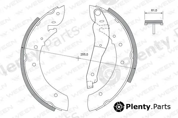 Ween 152-2294 — Brake Shoe Set