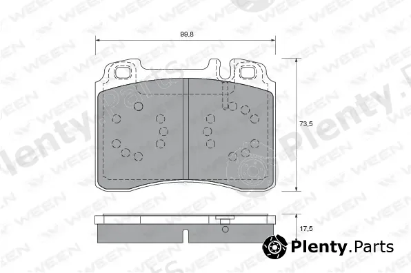 Ween 151-1785 — Brake Pad Set, disc brake