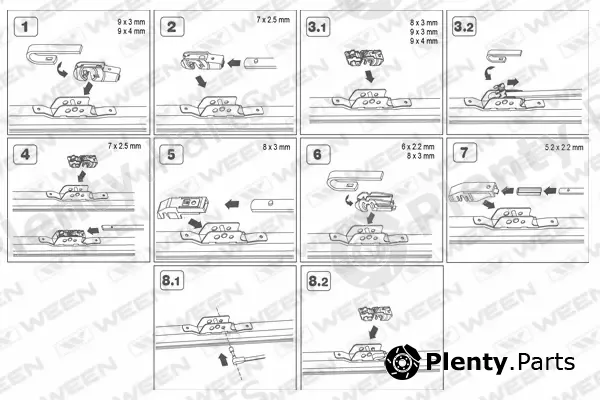 Ween 100-3016 — Wiper Blade Arctic