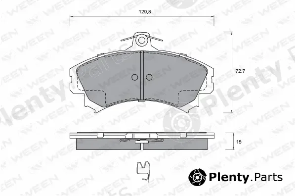Ween 151-1346 — Brake Pad Set, disc brake