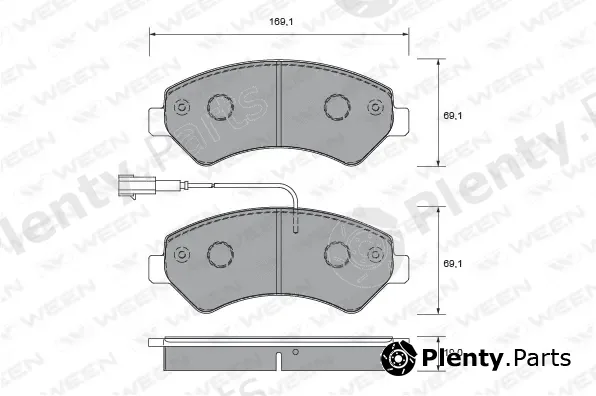 Ween 151-2639 — Brake Pad Set, disc brake